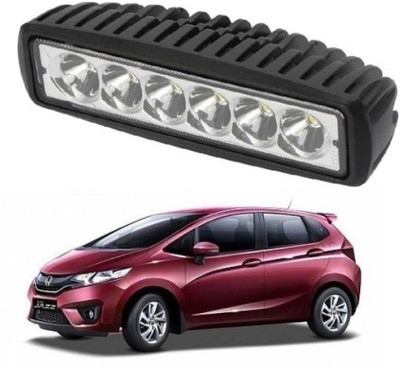 AUTOGARH 6 Led Bar Cree Auxillary Car Fog 18W Lamp For Jazz Car Fancy Lights(White, Black)