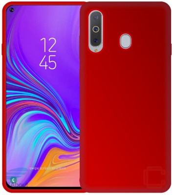 CASE CREATION Back Cover for Samsung Galaxy A8s 2019(Red, Waterproof, Silicon, Pack of: 1)
