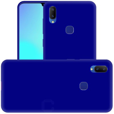 CASE CREATION Back Cover for New Vivo Y93 (2018)(Blue, Shock Proof, Silicon, Pack of: 1)