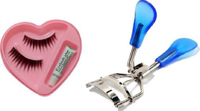 

Whinsy False Eye Lashes and Eyelash Curler (Pack of 2)(Set of 2)