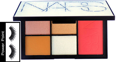 

powerpoint Eyelashes&Nars 4Shade Eyeshadow Palette&Pink Shade Blusher(Set of 2)