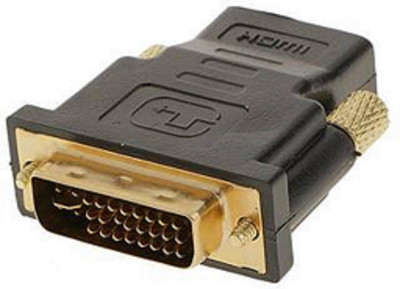 

PAC HDMI Female to DVI Male adpater, gold plated DVI Cable(Compatible with computer, Black)