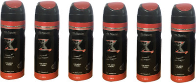 

Al Nuaim X (PACK OF 6) Body Spray - For Men & Women(200 ml, Pack of 6)