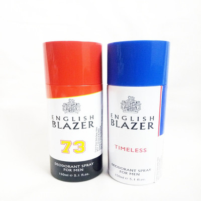 

ENGLISH BLAZER 73 AND TIMELESS Deodorant Spray - For Men(300 ml, Pack of 2)