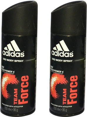 

ADIDAS TEAM FORCE (PACK OF 2) Body Spray - For Men(150 ml, Pack of 2)