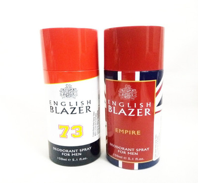 ENGLISH BLAZER 73 AND EMPIRE Deodorant Spray - For Men(300 ml, Pack of 2)