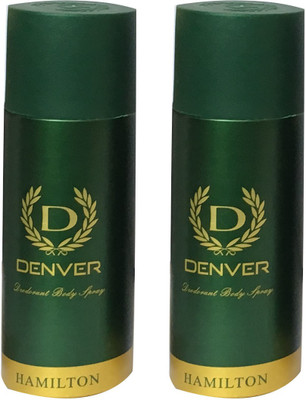 

Denver HAMILTON (PACK OF 2) Deodorant Spray - For Men & Women(165 ml, Pack of 2)