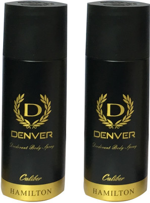 

Denver CALIBER HAMILTON (PACK OF 2) Deodorant Spray - For Men & Women(165 ml, Pack of 2)