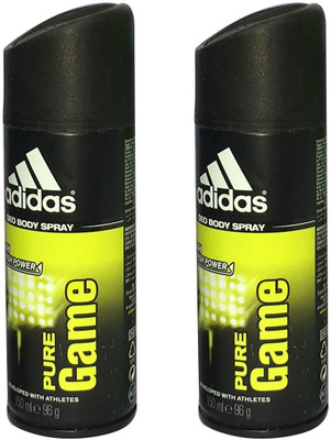 

ADIDAS PURE GAME (PACK OF 2) Body Spray - For Men(150 ml, Pack of 2)