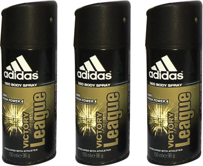 

ADIDAS VICTORY LEAGUE (PACK OF 3) Body Spray - For Men(150 ml, Pack of 3)