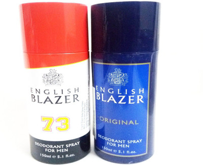 

ENGLISH BLAZER 73 AND ORIGINAL Deodorant Spray - For Men(300 ml, Pack of 2)