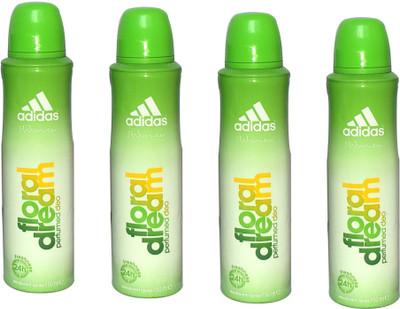 

ADIDAS FLORAL DREAM (PACK OF 4) Body Spray - For Women(150 ml, Pack of 4)