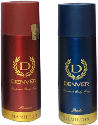 

Denver 1 HONOUR & 1 PRIDE (PACK OF 2) Deodorant Spray - For Men & Women(165 ml, Pack of 2)