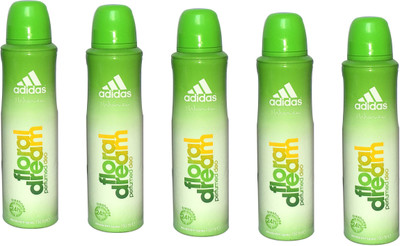 

ADIDAS FLORAL DREAM (PACK OF 5) Body Spray - For Women(150 ml, Pack of 5)