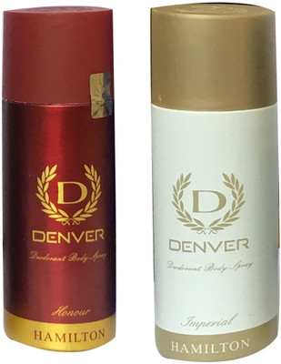 

Denver 1HONOUR & 1 IMPEIAL (PACK OF 2 ) Deodorant Spray - For Men & Women(165 ml, Pack of 2)