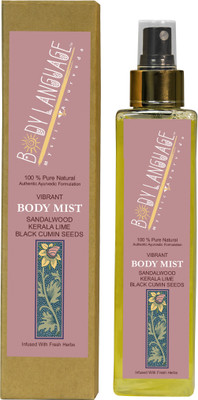 

Body Language Sandalwood, Kerala Lime & Black Cumin Seeds Body Mist Deodorant Spray - For Men & Women(200 ml)