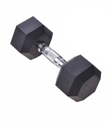 

L'AVENIR 3kg (Single Piece) Professional HEX Weight Lifting Fixed Weight Dumbbell(3 kg), Black