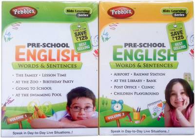 

kidoz kingdom PEBBLES PRE-SCHOOL WORDS AND SENTENCES VOL. 1 & 2(CD,DVD)