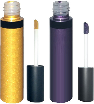

Gabbu SUPER BRIGHT GLITTER & Eye For Elegance Liquid Eye Shadow 24 ml(PURPLE, YELLOW)