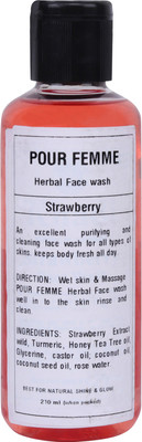 

POUR FEMME HERBAL STRAWBERRY FACE WASH Face Wash(210 ml)