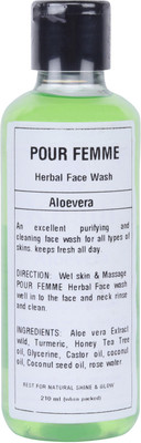 

POUR FEMME HERBAL ALOEVERA Face Wash(210 ml)