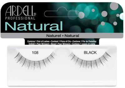 

Ardell Natural Strip Lashes108 Demi Black- 60810(Pack of 1)