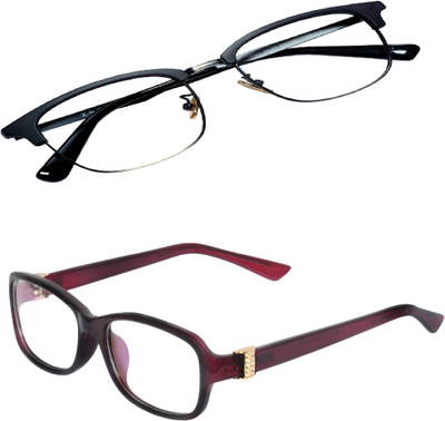

lensport eyewear Full Rim Wayfarer, Rectangle Frame(52 mm