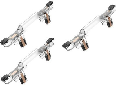 

Adhbhud (Pack Of 3 Pcs) Long Pubg Transparent PUBG Sensitive Shoot/Aim Buttons L1 R1 Trigger Mobile Game Controller for Andriod & IOS Metal Gaming Accessory Kit(White, For Android, iOS)