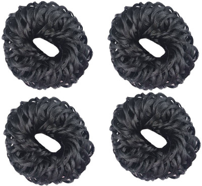 

GadinFashion Set of 4 Pieces Hair Juda Hair Accessory Set (Black) Hair Accessory Set(Black)