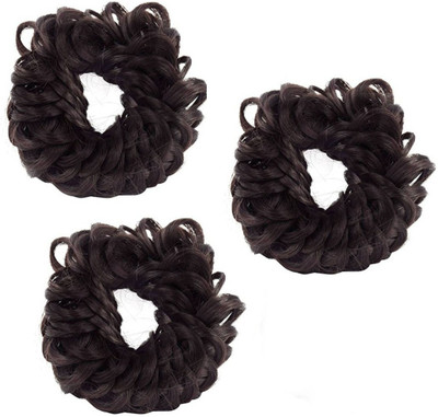 

GaDinStylo Set of 3, Brown Hair Juda Band, Hair Accessories Juda, Bun Maker Band, Juda Accessories For Women And Girls (Brown) Hair Accessory Set(Brown)
