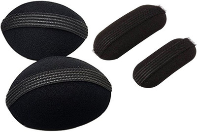 

GadinFashion Pack of Hair Puff Maker (Bun Clips) set of 2 with Hair Volumizer Bumpits (Puff Maker) (2 Pc) for Hair Styling Hair Accessory Set(Black)