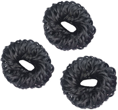 

Maahal Set of 3, Black Hair Juda Band, Hair Accessories Juda, Bun Maker Band, Juda Accessories For Women And Girls (Black) Hair Accessory Set(Black)