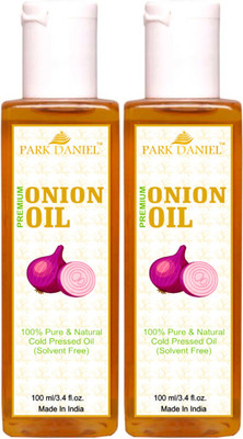 

Park Daniel 100% Pure & Natural Onion Seed oil Combo pack of 2 bottles of 100 ml(200 ml) Hair Oil(200 ml)