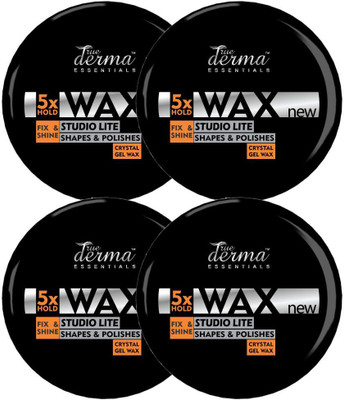 

True Derma Essentials Studio Lite Shine Wax (Pack of 4) Hair Wax(75 g)