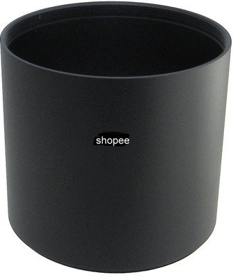 

SHOPEE 55mm Telephoto Metal Tele Lens Hood with Filter Thread Mount (3" Long) Lens Hood(55 mm, Black)