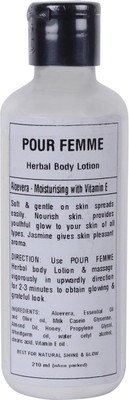 

POUR FEMME Herbal Aloevera - Moisturising with Vitamin E Body Lotion(210 ml)