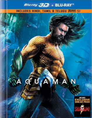 Aquaman Digibook With Lenticular Blu Ray 3d Blu Ray 2 Disc 3d Blu Ray English Buy At The Price Of 35 92 In Flipkart Com Imall Com