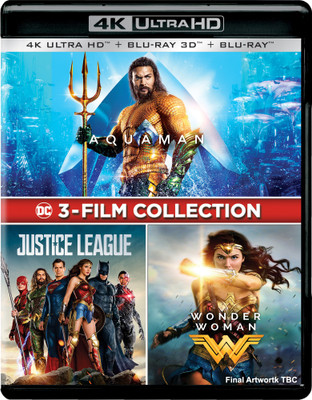 Dc 3 Movies Collection Aquaman Wonder Woman Justice League