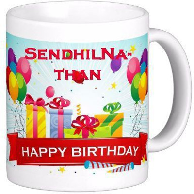 GNS SENDHILNATHAN_Best name coffee mug HBD008 Ceramic Coffee Mug(330 ml)