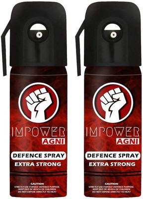

IMPOWER Self Defence Pepper Stream Spray Pack Of 2 Pepper Fogger Spray