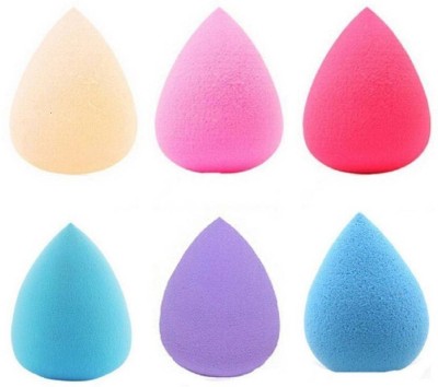 Glamzone Makeup Foundation Cream Powder Sponge_puff set of 6