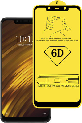 CRodible Edge To Edge Tempered Glass for POCO F1(Pack of 1)