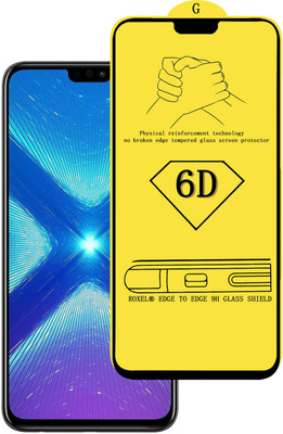 CRodible Edge To Edge Tempered Glass for Honor 8X (Black, 128 GB) (6 GB RAM)(Pack of 1)