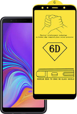 Roxel Edge To Edge Tempered Glass for Samsung Galaxy A7 (Black, 64 GB) (4 GB RAM)(Pack of 1)