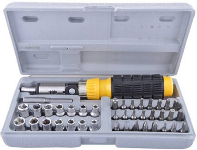 STOCKHAWKERS 41 In 1 Pcs Tool K41 PCS/Set Portable Ratchet Screwdriverit Socket Set Ratchet Screwdriver Set(Pack of 1)