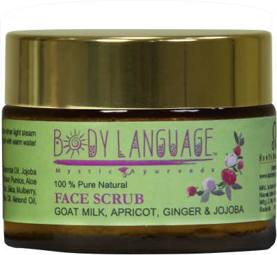 

Body Language Goat Milk, Apricot, Ginger & Jojoba Face Scrub(50 g)