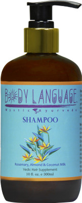 Body Language Rosemary, Almond & Coconut Milk Hair Shampoo(300 ml)