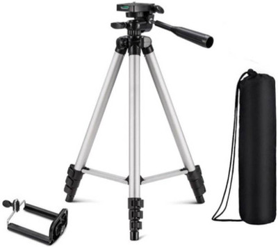 

Buy Genuine Professional Portable Aluminum Alloy 3110 Tripod 3110 for Camera Smartphone DSLR Compatible With All Smartphones Tripod Kit(Multicolor, Supports Up to 3000)