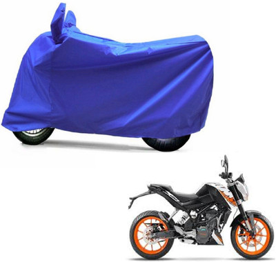 Autocraft Two Wheeler Cover for KTM(Duke 200, Blue)