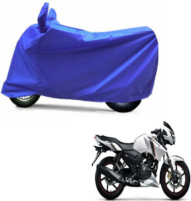 Autocraft Two Wheeler Cover for TVS(Apache RTR 160, Blue)